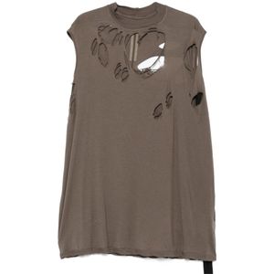 Rick Owens, Heren, Tops, Grijs, Maat: M Katoen,