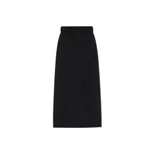 Moncler Rok met logo , Black , Dames , Maat: M