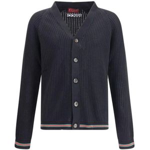 Gucci, Heren, Truien, Zwart, Maat: S Katoen,