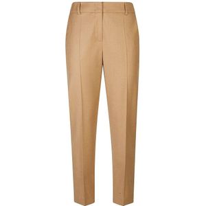 Eleventy, Dames, Broeken, Bruin, Maat: 3XS Zijde,