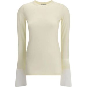 Darkpark, Dames, Tops, Beige, Maat: S