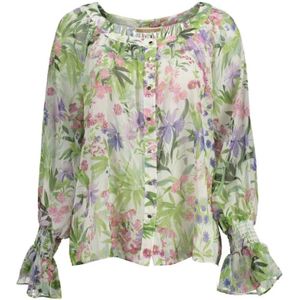 Kocca, Dames, Blouses & Shirts, Veelkleurig, Maat: S Poliester,