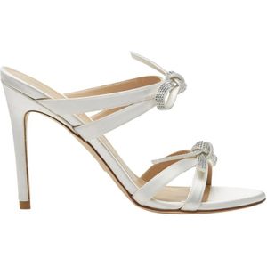Stuart Weitzman, Dames, Schoenen, Wit, Maat: 40 1/2 EU Satijn,