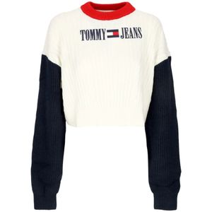 Tommy Hilfiger, Dames, Truien, Wit, Maat: XS Acryl,