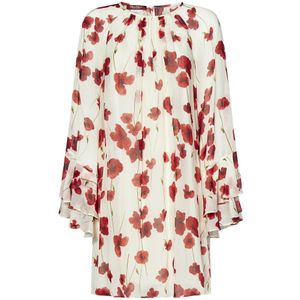 Max Mara, Dames, Jurken, Veelkleurig, Maat: M Zijde,