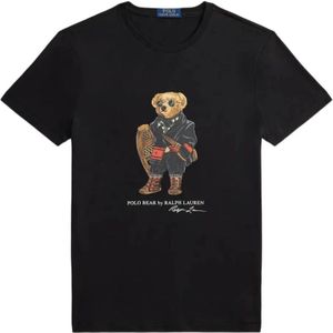 Polo Ralph Lauren, Heren, Tops, Zwart, Maat: S Jersey,