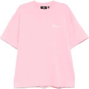 Represent, Heren, Tops, Roze, Maat: XL Katoen,