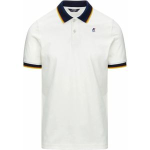 K-Way, Heren, Tops, Wit, Maat: XL Katoen,