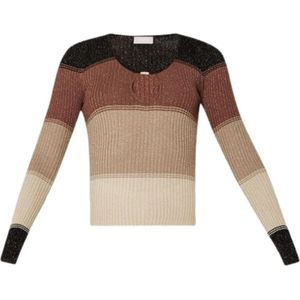 Liu Jo, Dames, Truien, Veelkleurig, Maat: M Viscose,