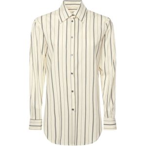 Nineminutes, Dames, Blouses & Shirts, Beige, Maat: S Katoen,