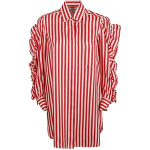 Max Mara, Dames, Jurken, Rood, Maat: M Zijde,