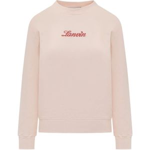 Lanvin, Dames, Sweatshirts & Hoodies, Roze, Maat: L