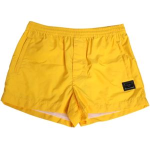 Dolce & Gabbana, Heren, Badkleding, Geel, Maat: M Nylon,