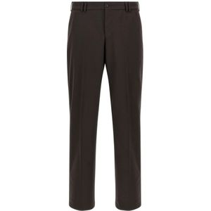 PT Torino, Heren, Broeken, Bruin, Maat: L Wol,