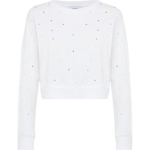 Alpha Studio, Dames, Sweatshirts & Hoodies, Wit, Maat: M