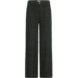 Ichi, Dames, Broeken, Zwart, Maat: M Wol,