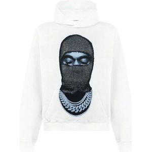 IH NOM UH Nit, Heren, Sweatshirts & Hoodies, Wit, Maat: XL Katoen,