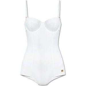 Dolce & Gabbana, Dames, Badkleding, Wit, Maat: S
