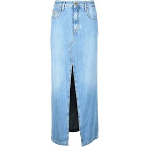 Jacob Cohën, Dames, Rokken, Blauw, Maat: XS Denim,