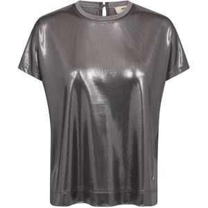 MOS Mosh, Dames, Blouses & Shirts, Grijs, Maat: XS