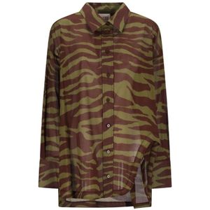 The Attico, Dames, Blouses & Shirts, Veelkleurig, Maat: 3XS