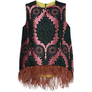 La DoubleJ, Dames, Tops, Veelkleurig, Maat: M Katoen,