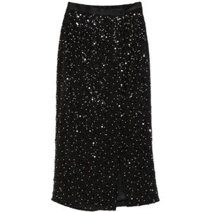 Emporio Armani, Dames, Rokken, Zwart, Maat: XS