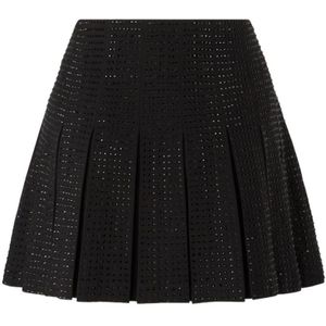 Pinko, Dames, Rokken, Zwart, Maat: 2XS Viscose,