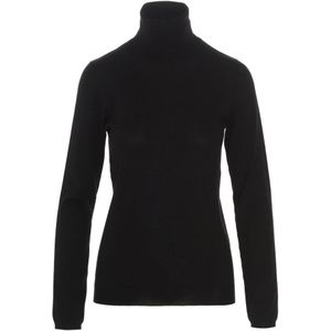 Brunello Cucinelli, Dames, Truien, Zwart, Maat: M Zijde,