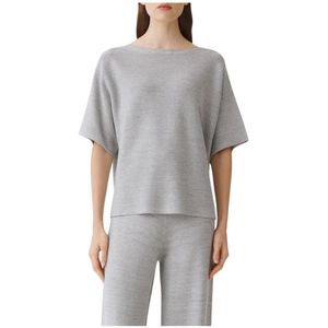 Fabiana Filippi, Dames, Truien, Grijs, Maat: XS Wol,