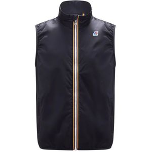 K-Way, Heren, Jassen, Blauw, Maat: S Nylon,