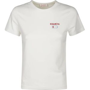 MC2 Saint Barth, Dames, Tops, Wit, Maat: M Katoen,