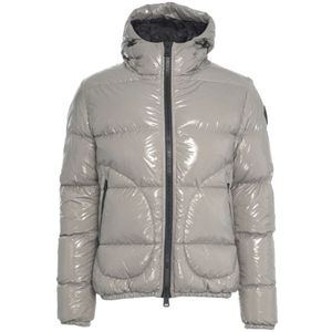 Herno, Heren, Jassen, Grijs, Maat: 3XL Polyamide,