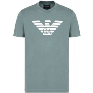 Emporio Armani, Heren, Tops, Blauw, Maat: M