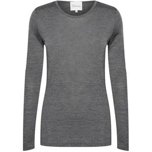 My Essential Wardrobe, Dames, Tops, Grijs, Maat: S Wol,