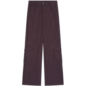 Dries Van Noten, Heren, Broeken, Paars, Maat: XL Katoen,