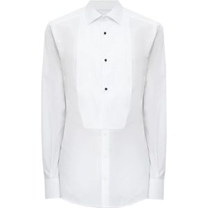 Dolce & Gabbana, Heren, Overhemden, Wit, Maat: M Katoen,