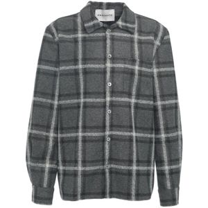Amaránto, Heren, Overhemden, Grijs, Maat: M