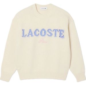 Lacoste, Dames, Truien, Beige, Maat: S Wol,