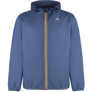 K-Way, Heren, Jassen, Blauw, Maat: 2XL Nylon,