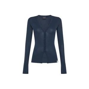 Peuterey Cardigans , Blue , Dames , Maat: XL