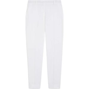 Max Mara, Dames, Broeken, Wit, Maat: XS Katoen,