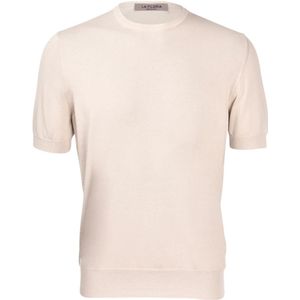 La Fileria, Heren, Truien, Beige, Maat: 2XL Katoen,