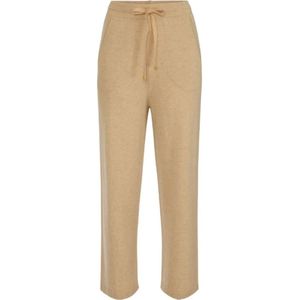 Elisabetta Franchi, Dames, Broeken, Beige, Maat: M