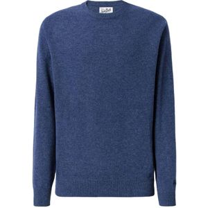 MC2 Saint Barth, Heren, Truien, Blauw, Maat: S Wol,