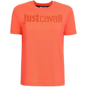 Just Cavalli, Dames, Tops, Oranje, Maat: XS