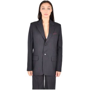 Victoria Beckham, Dames, Jassen, Blauw, Maat: S Wol,