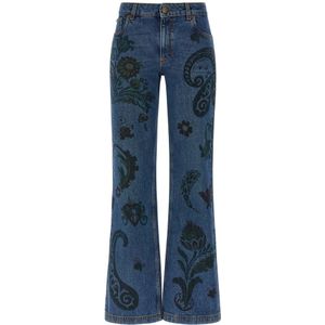 Etro, Dames, Jeans, Blauw, Maat: W25 Katoen,