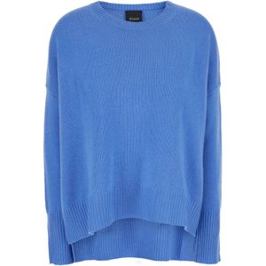 Plain, Dames, Truien, Blauw, Maat: M Kasjmier,