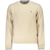 Crew Neck Jumper - Beige - Sweater